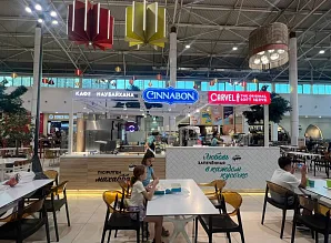 Барная стойка для кафе-пекарни Cinnabon MEGA в Алматы Фото 3