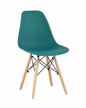 Стул Eames Style DSW темно-бирюзовый (разборный каркас)
