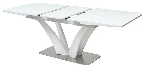 Стол FREYA 160 WHITE GLASS белый глянец М-City фото 3
