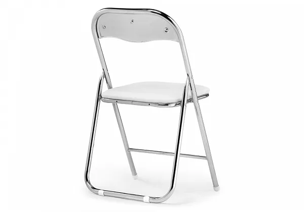 Стул на металлокаркасе Fold 1 складной white / chrome фото 5