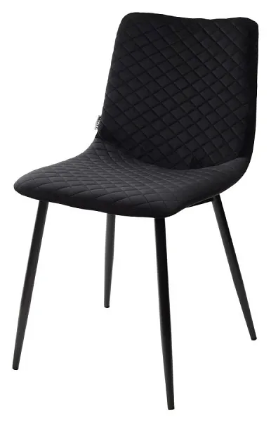 Стул TINTIN BLUVEL-19 BLACK / черный каркас
