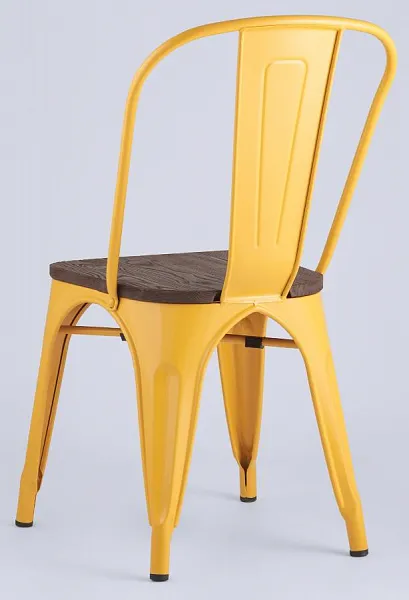 Стул TOLIX WOOD желтый фото 4