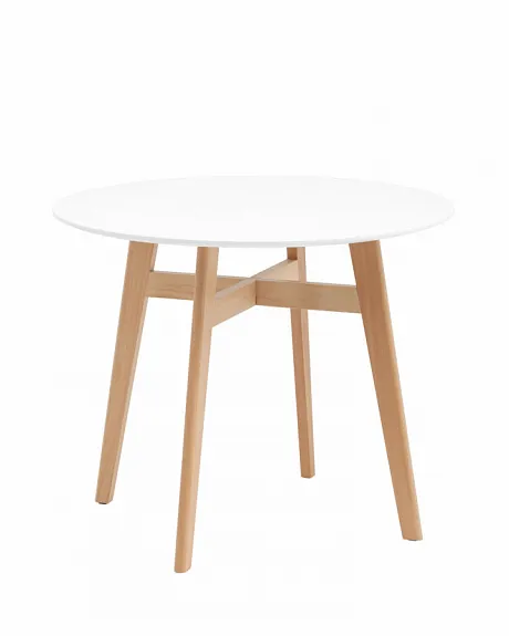 Стол обеденный Target Circle 90*90 белый
