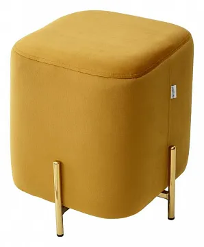 Пуф ARES BLUVEL-68 YELLOW / GOLD