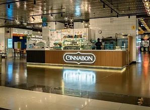 Барная стойка для кафе-пекарни Cinnabon в ТРК Меркурий Фото 7
