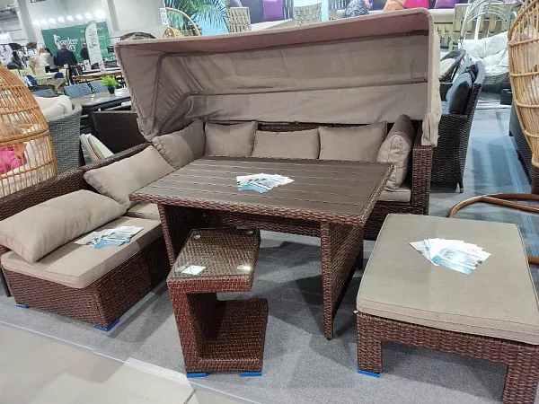 Комплект мебели с диваном AFM-320B-T320 Brown фото 2