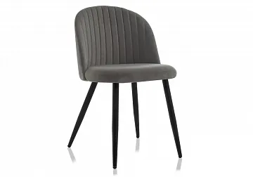 Стул на металлокаркасе Gabi 1 dark gray
