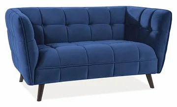 Диван Signal CASTELLO 2 Velvet Bluvel 86 (темно-синий)