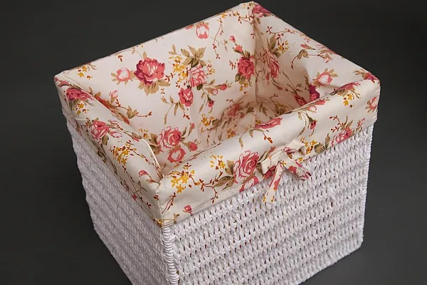 Тумба с корзиной и 3 ящиками Secret De Maison ARC 3 (mod. HX16-828 S ) paulownia, мдф, 86x40x30см, butter white (слоновая кость) фото 8