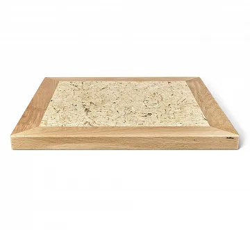 Столешница SHT-TT11 70/70 ДУБ/OSB прозрачный лак