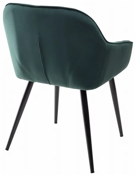 Стул BREEZE BLUVEL-78 GREEN, велюр / черный каркас, велюр фото 3