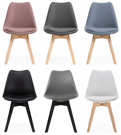Стул деревянный Bonuss light purple / wood фото 10