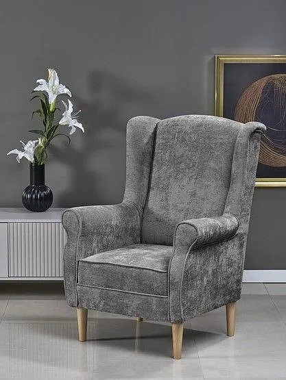 Кресло HALMAR HERMES серый фото 9