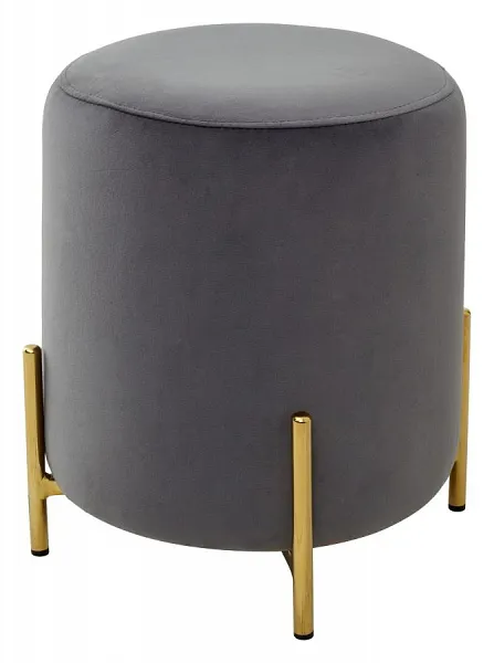 Пуф RICE BLUVEL-14 GREY / GOLD