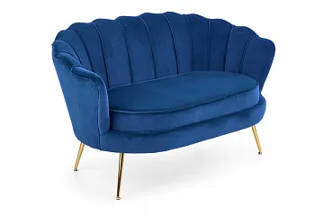 Софа Halmar AMORINITO XL (темно-синий/золотой)