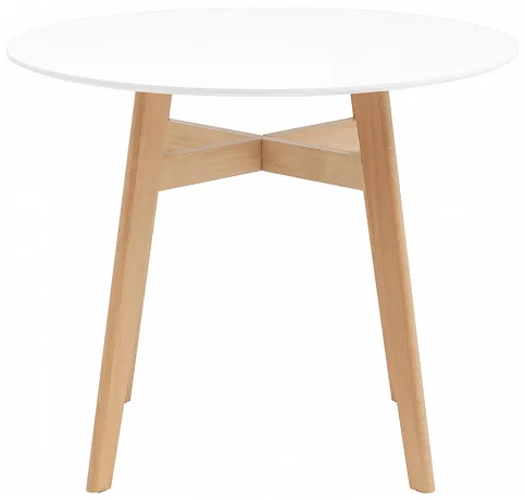Стол обеденный Target Circle 90*90 белый фото 5