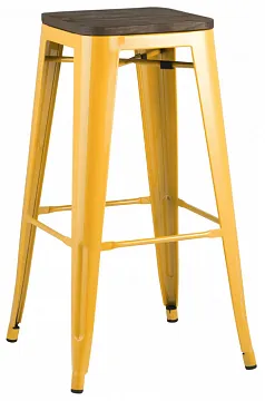 Стул барный TOLIX WOOD желтый