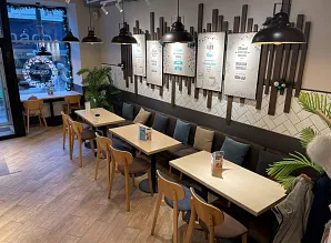 Производство мебели и барной стойки для кафе-пекарни Cinnabon на Лиговском Фото 15