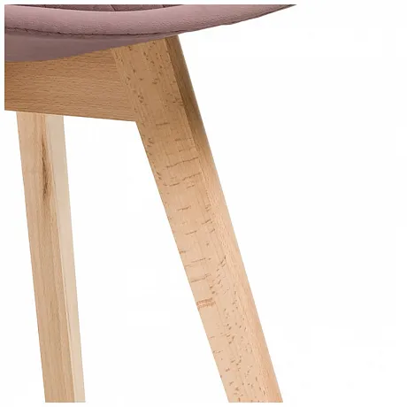 Стул деревянный Bonuss light purple / wood фото 9
