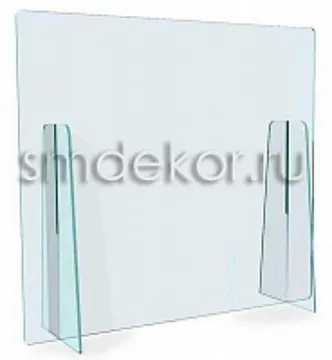 Бескаркасный экран настольный «VIRO glass econom 2»