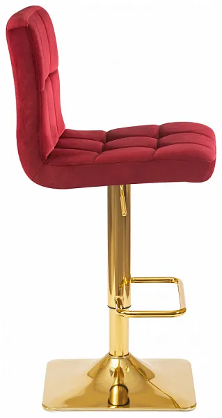 Стул барный GOLDIE бордовый велюр MJ9-43 фото 4