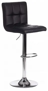 Стул барный BARBER (mod. KY711D) металл/экокожа, 43*50*92-103 см, черный/хром