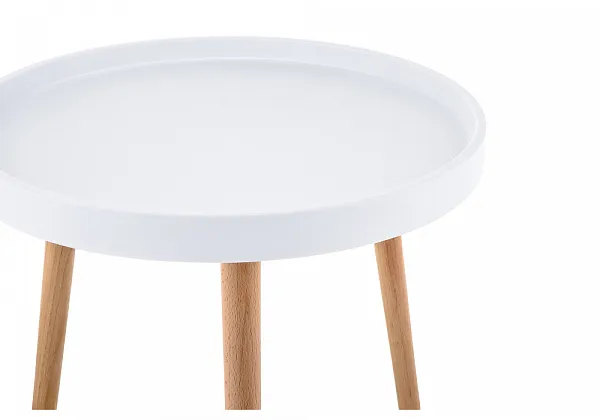 Журнальный стол Hof 50х45 white / wood фото 3