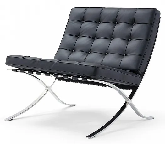 Кресло BARCELONA CHAIR чёрный фото 4