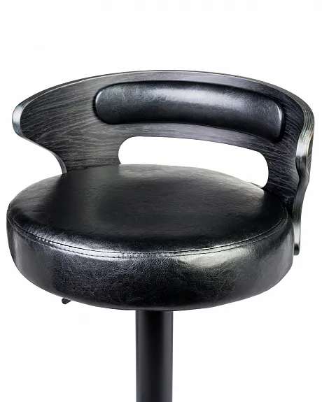 Стул барный DOBRIN FRED BLACK (чёрное дерево, чёрный) фото 7