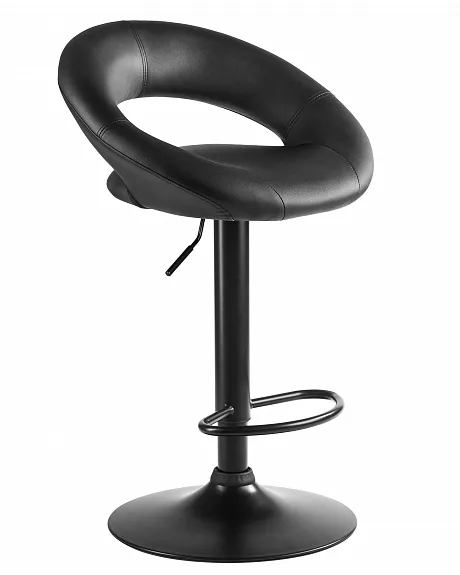 Стул барный MIRA BLACK чёрный фото 3