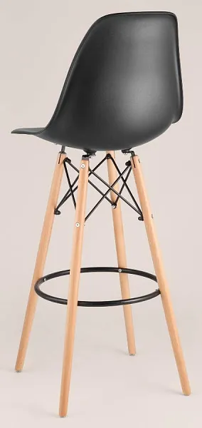 Стул DSW барный черный фото 4