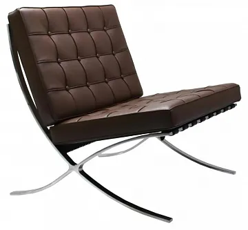 Кресло BARCELONA CHAIR коньячный