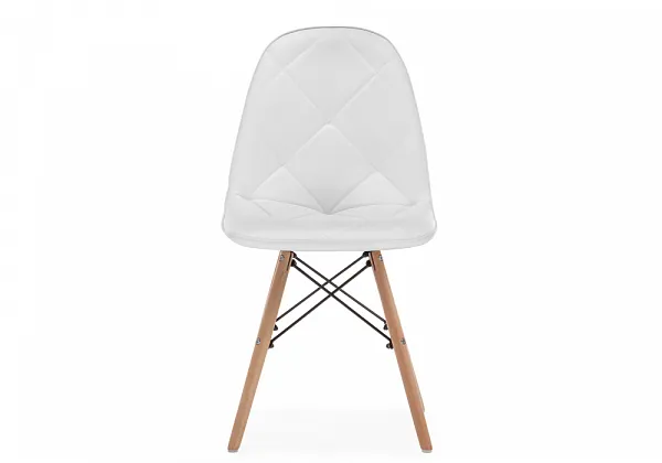 Стул деревянный Kvadro 1 white / wood фото 3