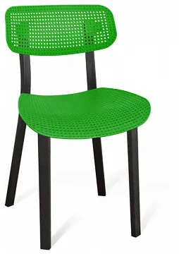 Стул SHT-S85 зеленый ral6018/черный