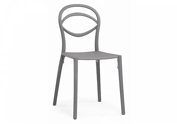 Пластиковый стул Simple gray