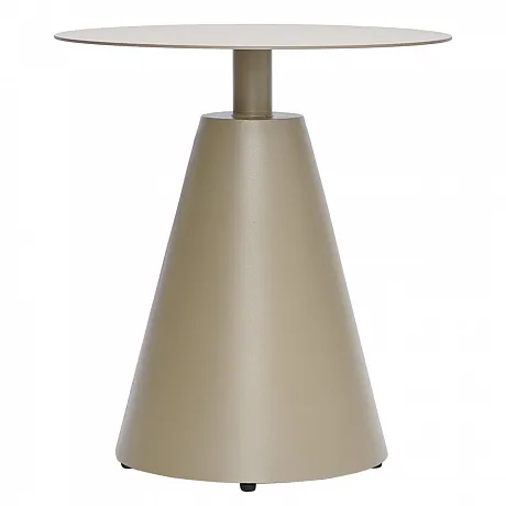Столик кофейный Marius, D50 см, бежевый