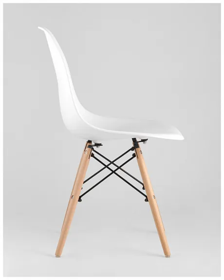 Стул Eames Style DSW белый (разборный каркас) фото 8