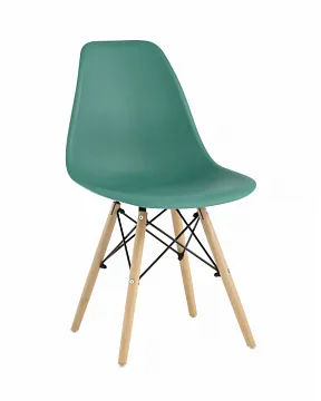 Стул Eames Style DSW серо-зеленый (разборный каркас)