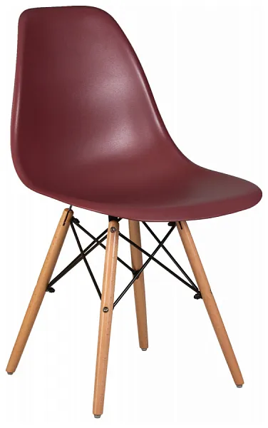 Стул DSW ножки светлый бук, цвет сливовый R-13