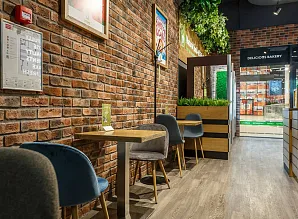 Барная стойка и мебель для кафе Prime в IQ-quarter Москва-Сити Фото 15