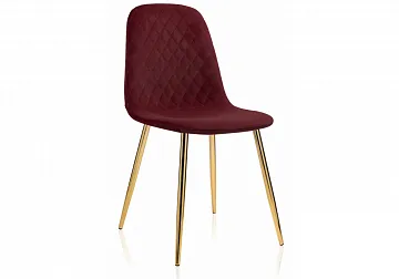 Стул на металлокаркасе Dabl wine red