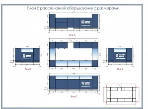 Дизайн-проект островной торговой точки «Белый кот» в ТЦ Океания Фото 4