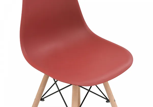 Стул Eames PC-015 бордо фото 7
