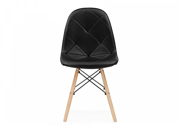 Стул деревянный Kvadro 1 black / wood фото 3