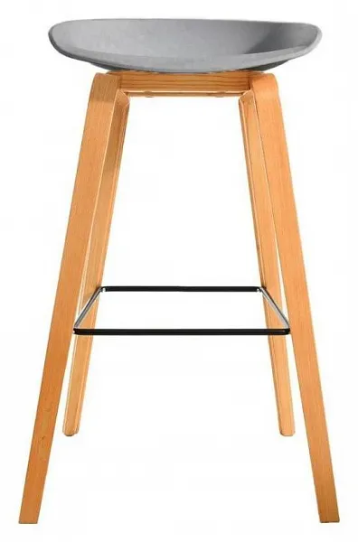 Стул барный Quadro серый