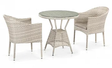 Комплект плетеной мебели T705ANT/Y350-W85 2Pcs Latte