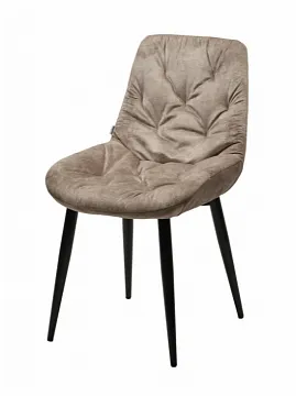 Стул VESTA PK6015-10 (VBP210) античный бежевый, велюр / черный каркас