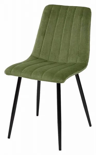 Стул DUBLIN G108-27 террариумный мох/ черный каркас, велюр