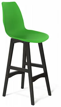 Стул барный SHT-ST29/S65 зеленый ral6018/венге