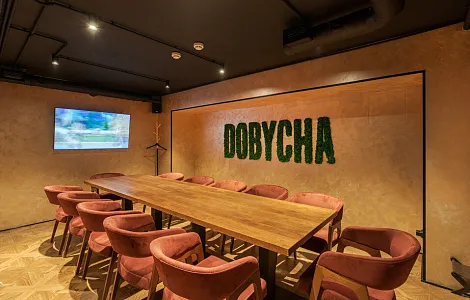 Мебель для мясного ресторана Dobycha в Москве